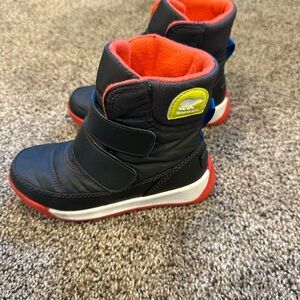 Sorel Toddler Black and Red Winter Boots